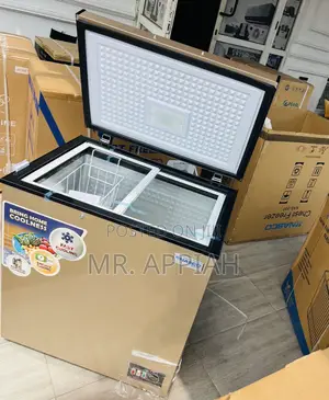 Super Cooling Nasco 150L Single Door Freezer(Nas200fl)Gold