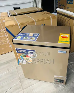 Powerful Freezing 150L Single Door Chest Freezer(Gold)Nas200fl