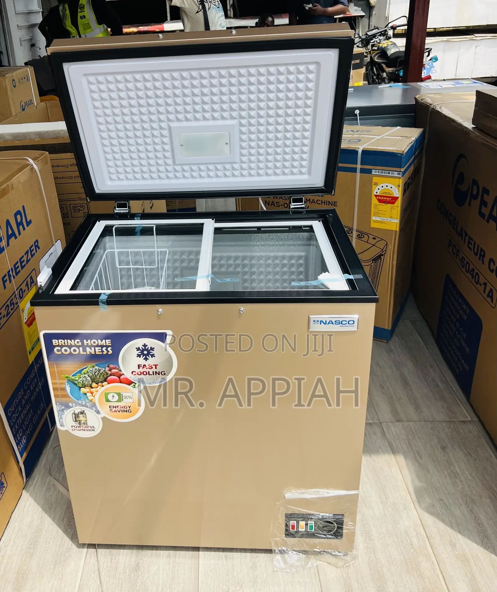 Exceptional Value Nasco 150L Chest Freezer(Nas200fl)Gold