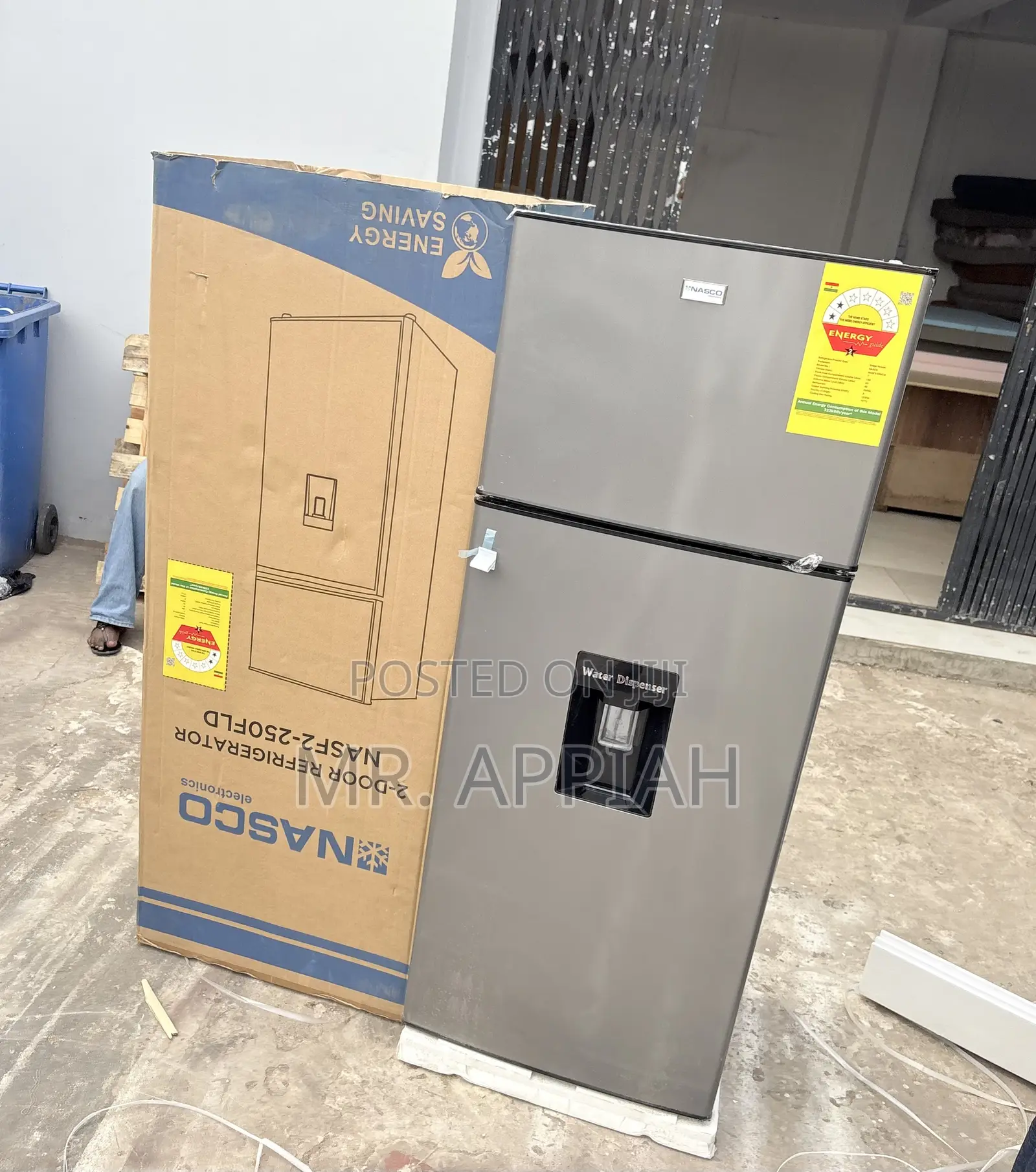 Exceptional Quality Nasco Top Mount Freezer Fridge(NasF2-250fld)210L