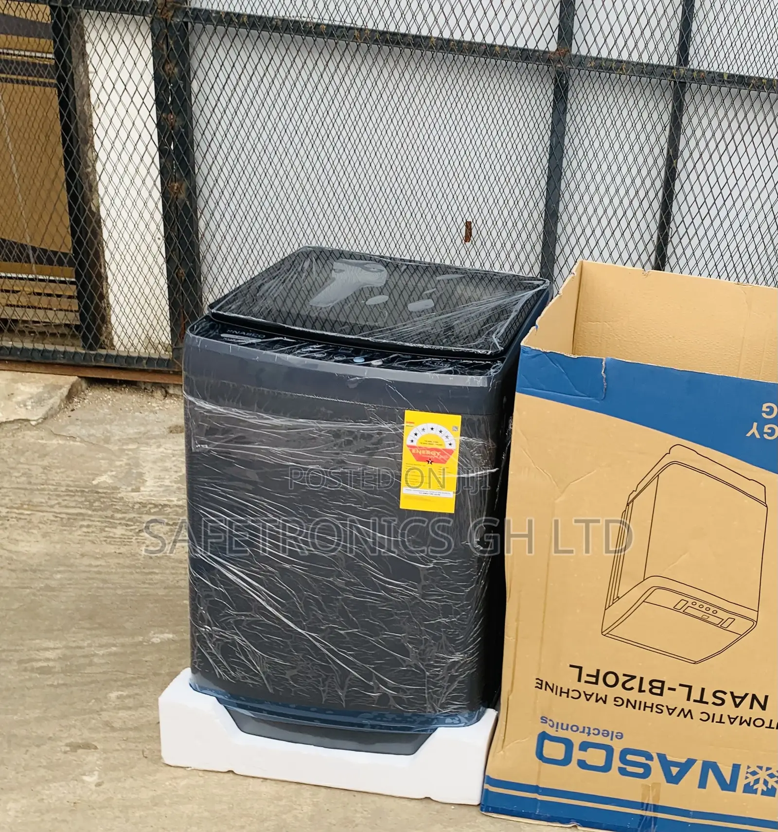 Lastest Nasco 12kg AquaFresh Full Automatic TopLoad WashingMachine