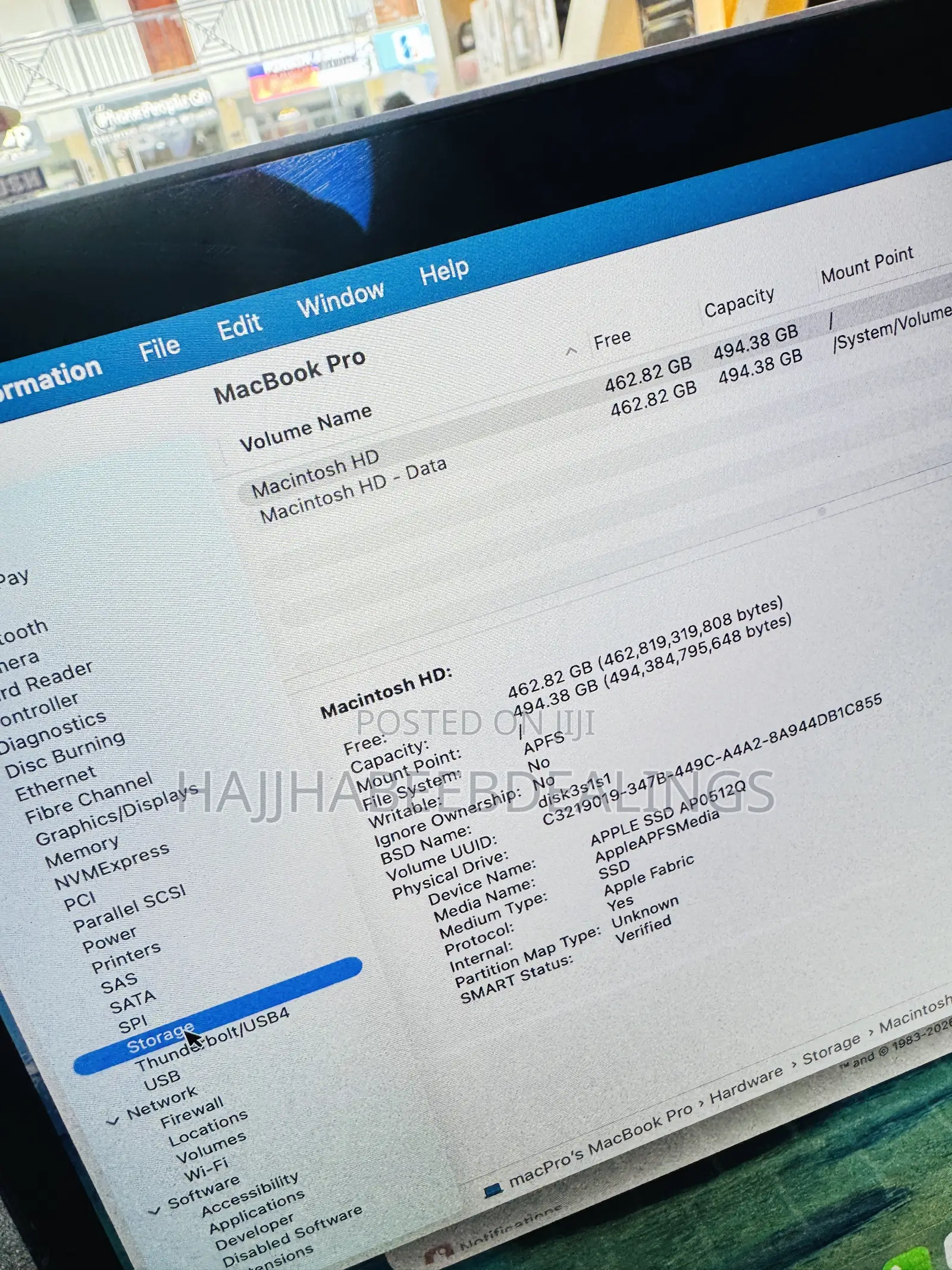 Laptop Apple MacBook Pro 2020 M1 8GB Apple M1 SSD 512GB