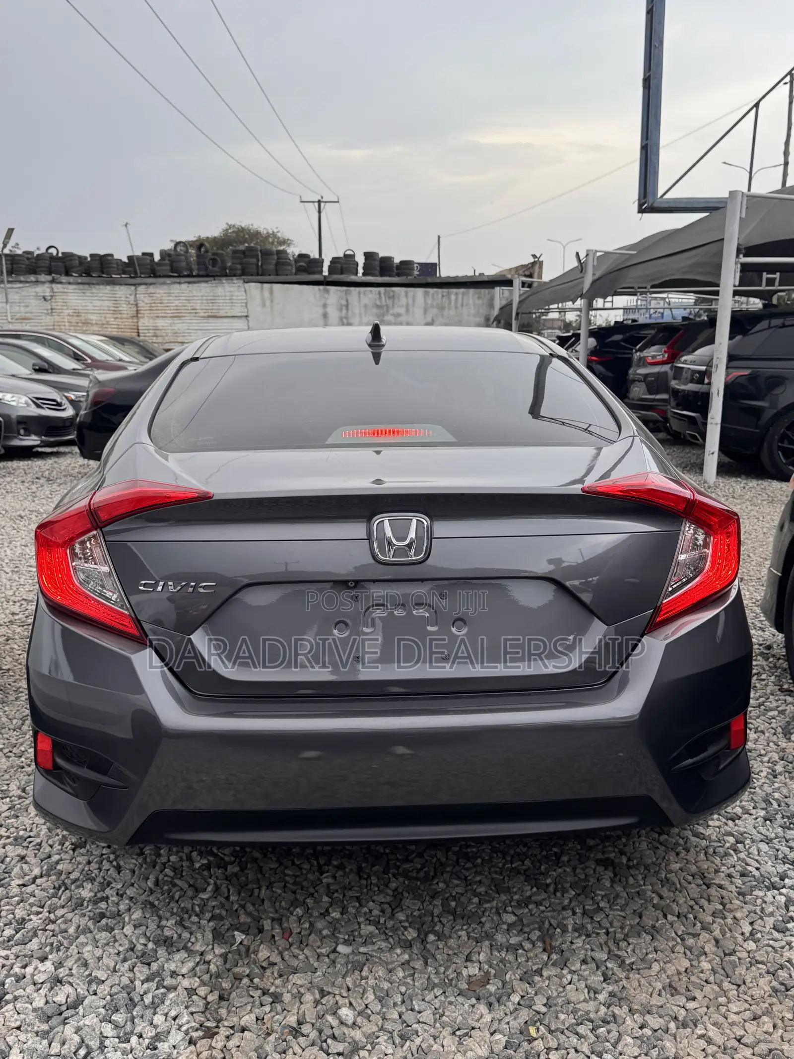 Honda Civic EX Sedan 2018 Gray