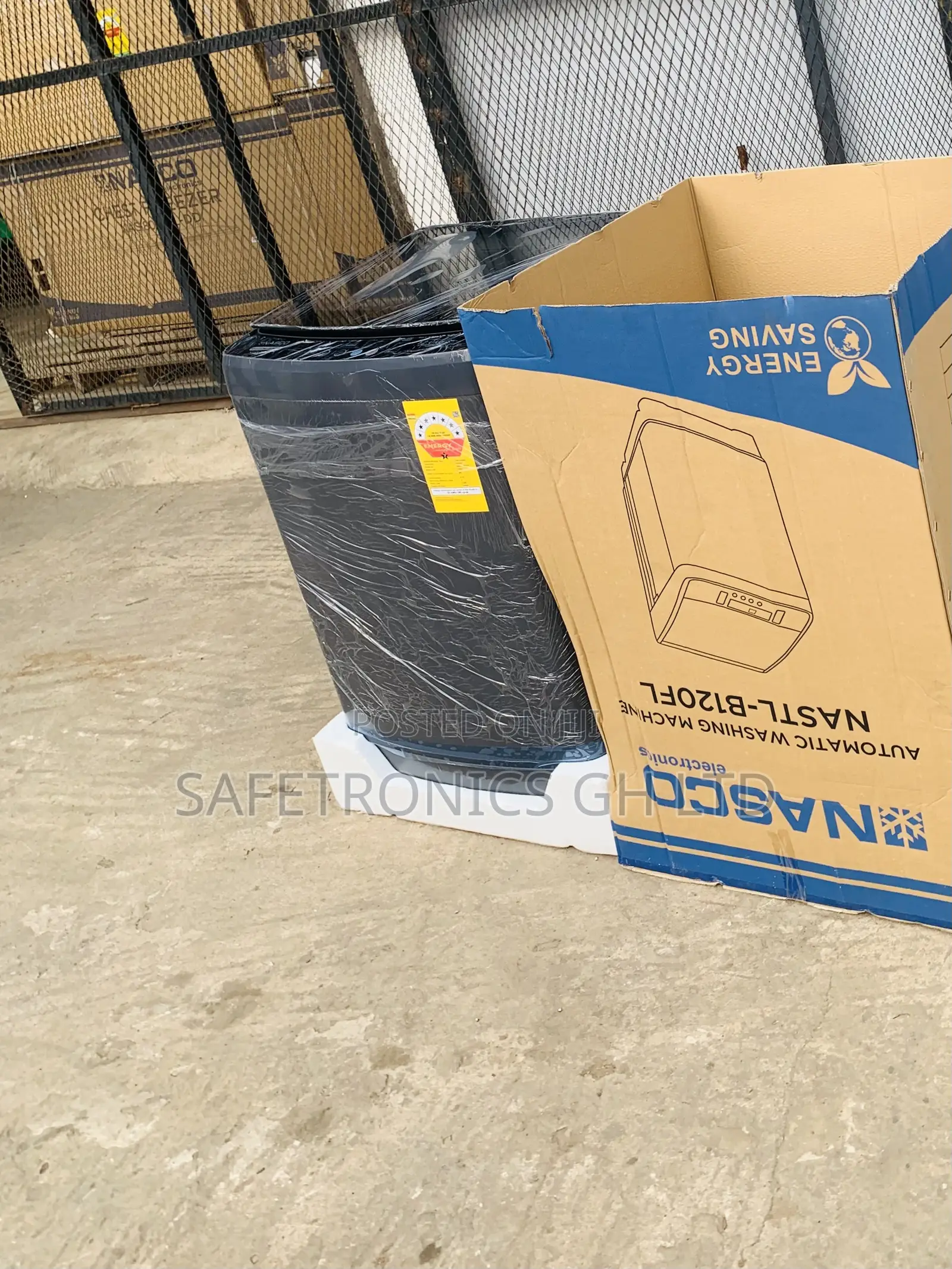 Choose Grey Full Automatic Nasco CleanPro 12kg WashingMachine
