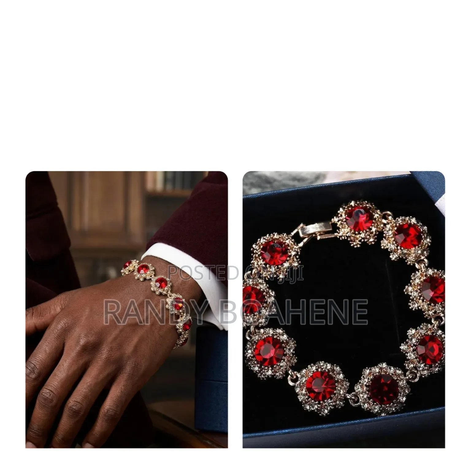 Imperium Scarlet Statement Bracelet