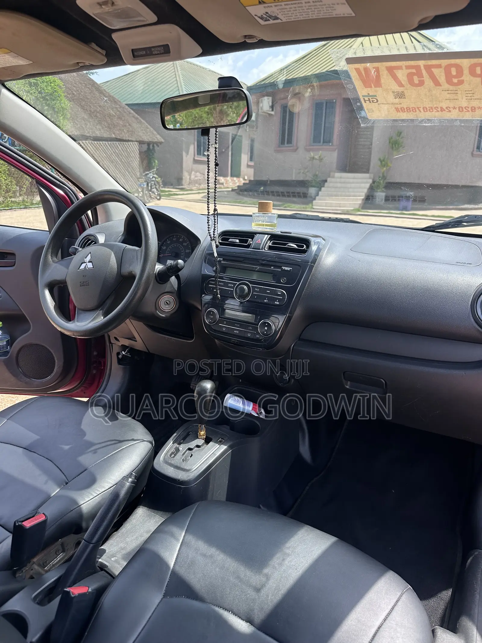 Mitsubishi Mirage DE 4dr Hatchback (1.2L 3cyl CVT) 2015 Red