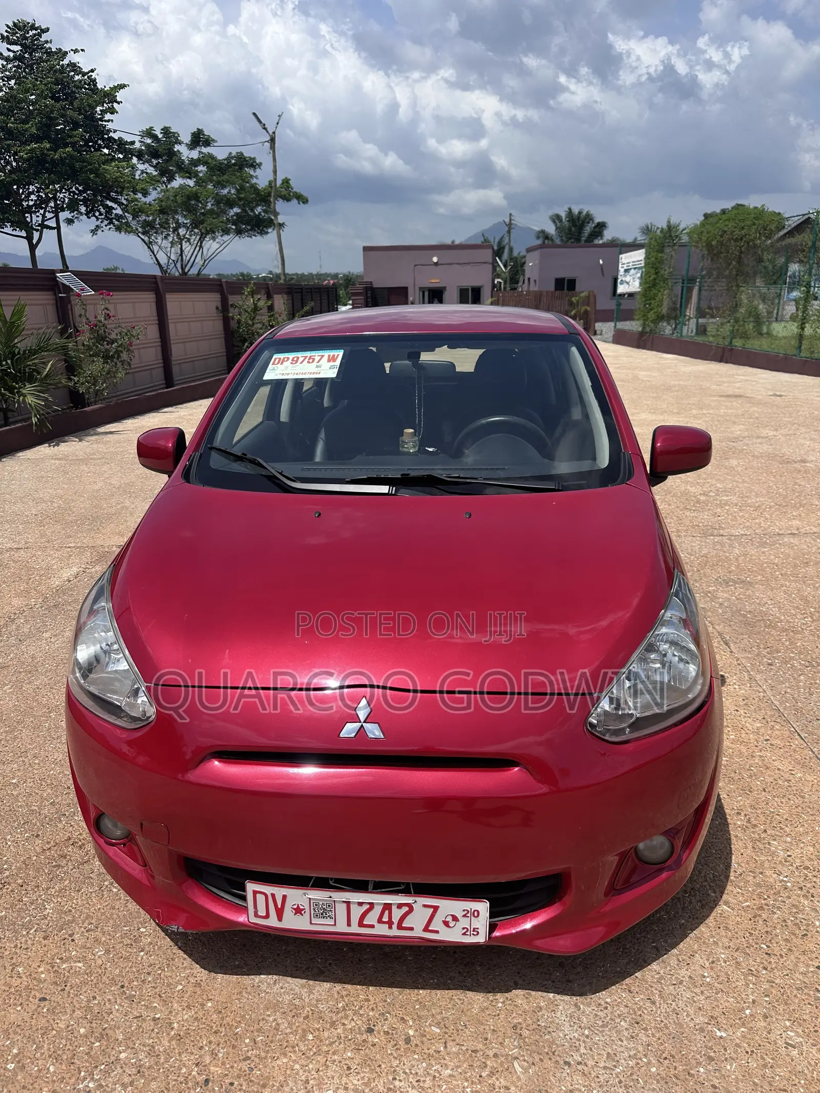 Mitsubishi Mirage DE 4dr Hatchback (1.2L 3cyl CVT) 2015 Red