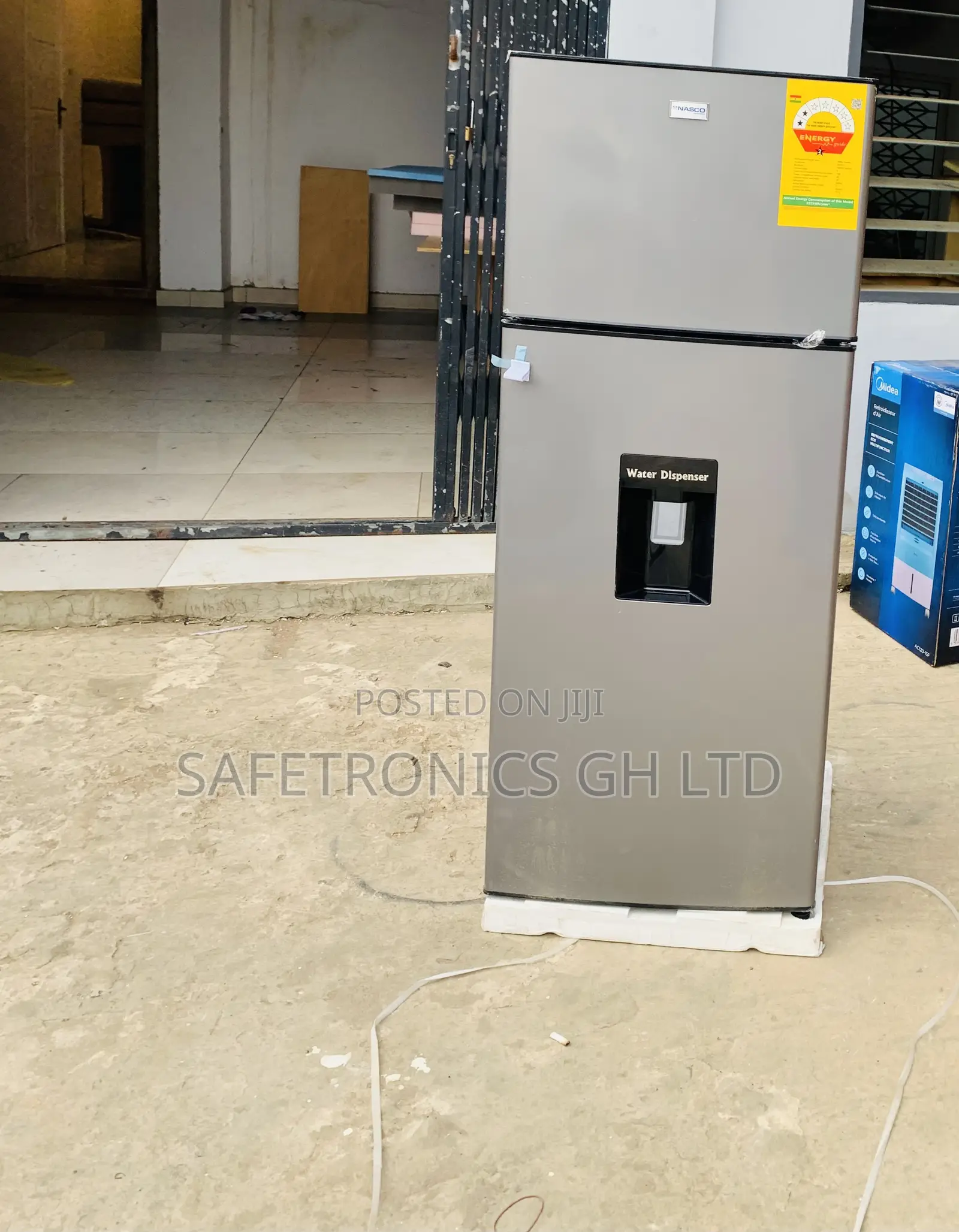 FrostFresh 210 Liters Grey Nasf2-250fld 2 Doors TopFreezer Fridge
