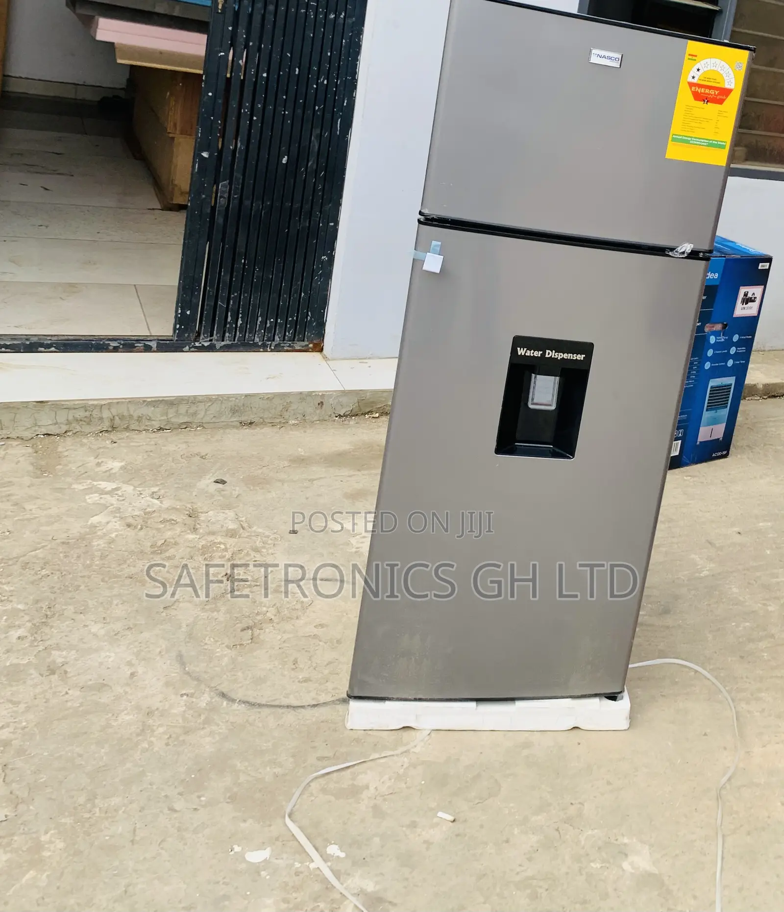 Shop CoolSmart Nasf2-250fld 2 Doors Nasco 210L Grey Fridge