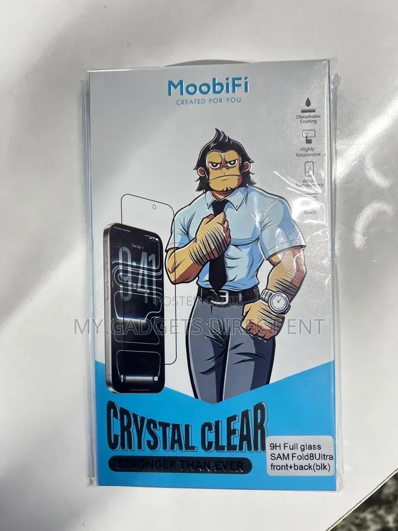 Samsung Fold8 Ultra Moobifi 9H Full Glass Protector Front and Back