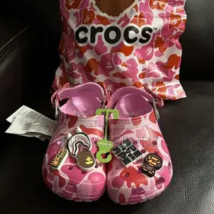 Crocs Classic Bape Clogs Pink