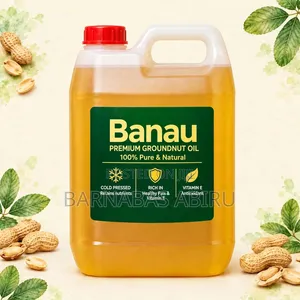 BANAU Pure Groundnut Oil, 100% Cold Pressed, Cholesterol Free
