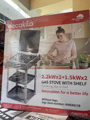 Decakila 4 Burner Gas Standing Stove