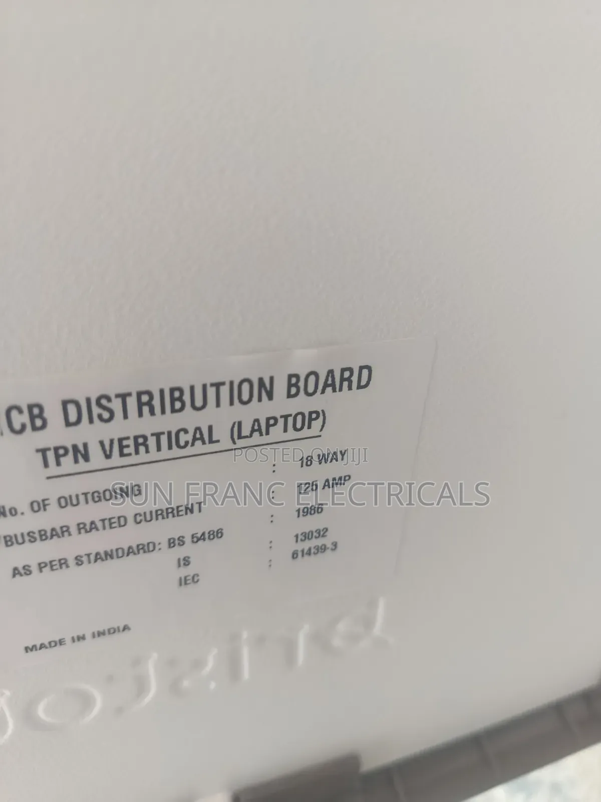 6way 3phase Bristol Main Distribution Board