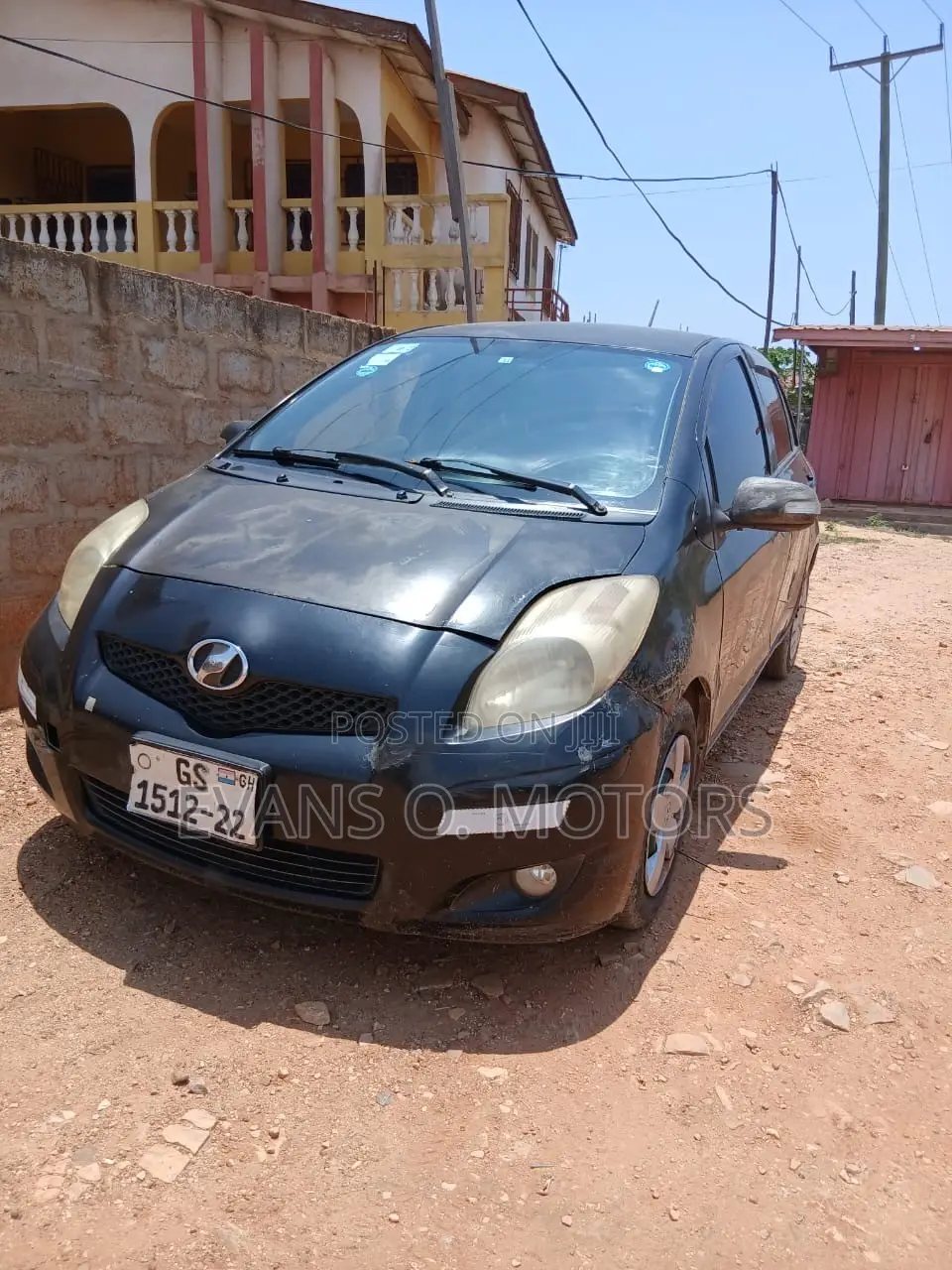 Toyota Vitz 1.0 FWD 3dr 2010 Black