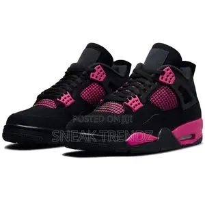 Air Jordan R4 Baby Pink and Pink