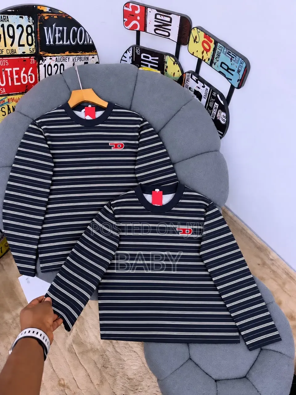 *Diesel Striped Sweatshirt*