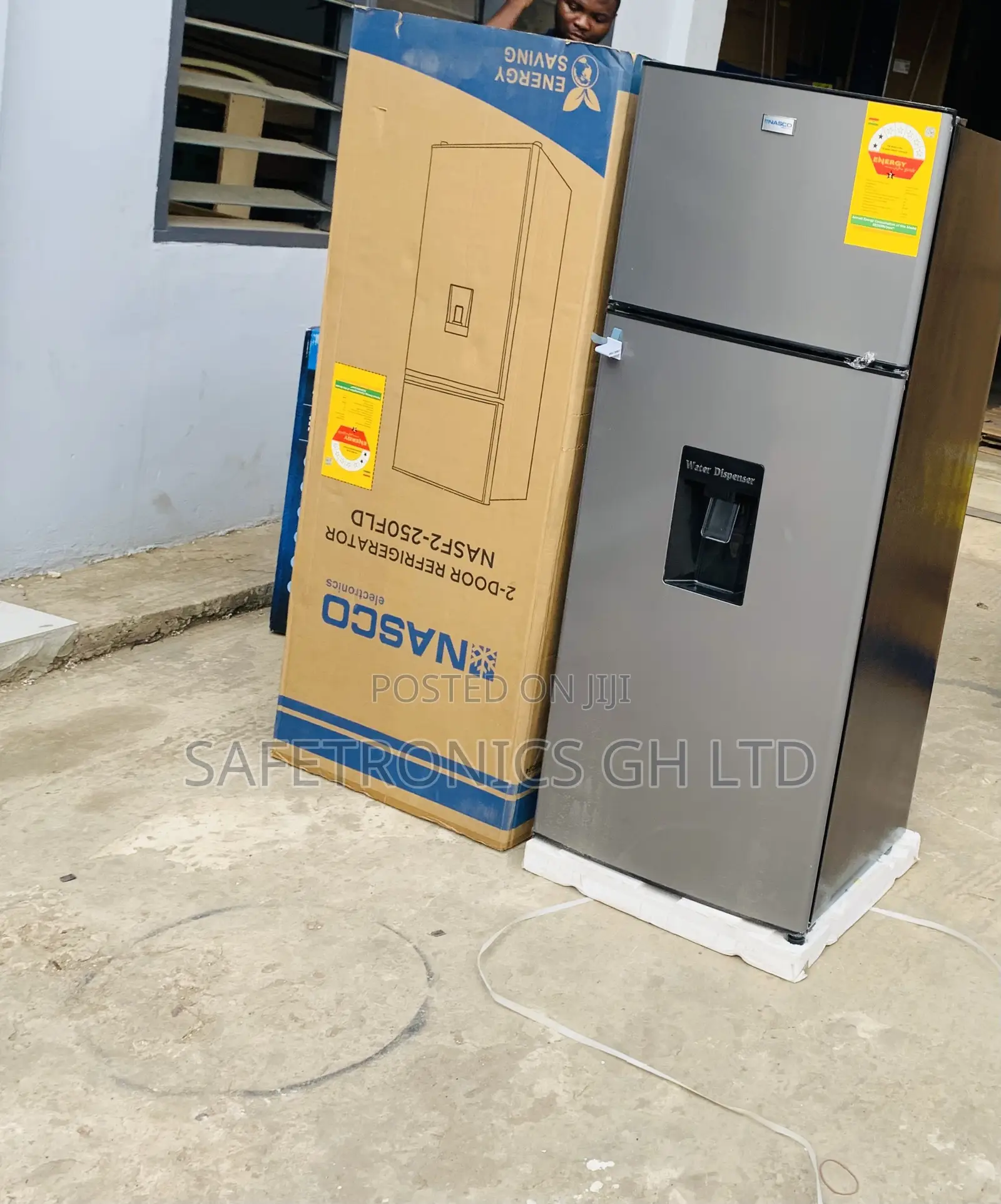 Original Nasco Top Mount 210L Grey IceFresh Nasf2-250fld Fridge