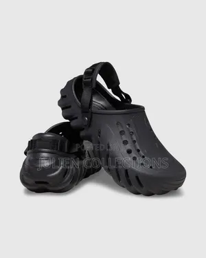 Crocs Echo Slide Black and Grey