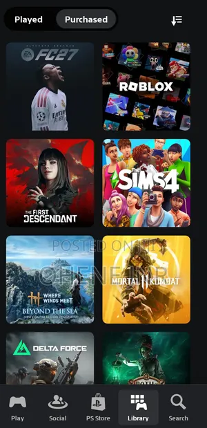 Personal PS4,PS5 PSN Account for Sale