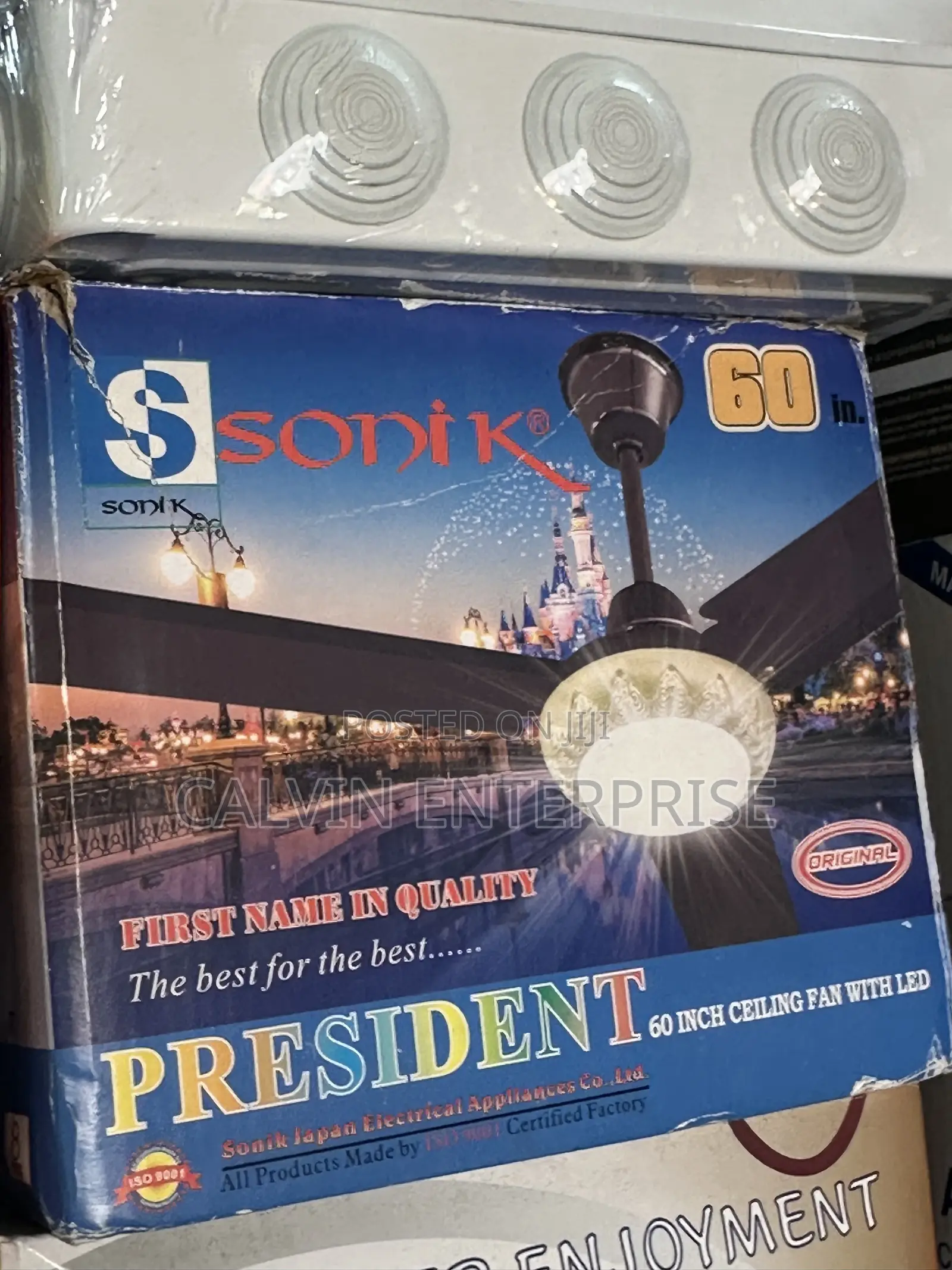 Sonik Japan Long Blade Celling Fan With Light
