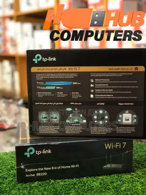 TP-Link Archer BE220 BE3600 Dual-Band Wi-Fi 7 Router