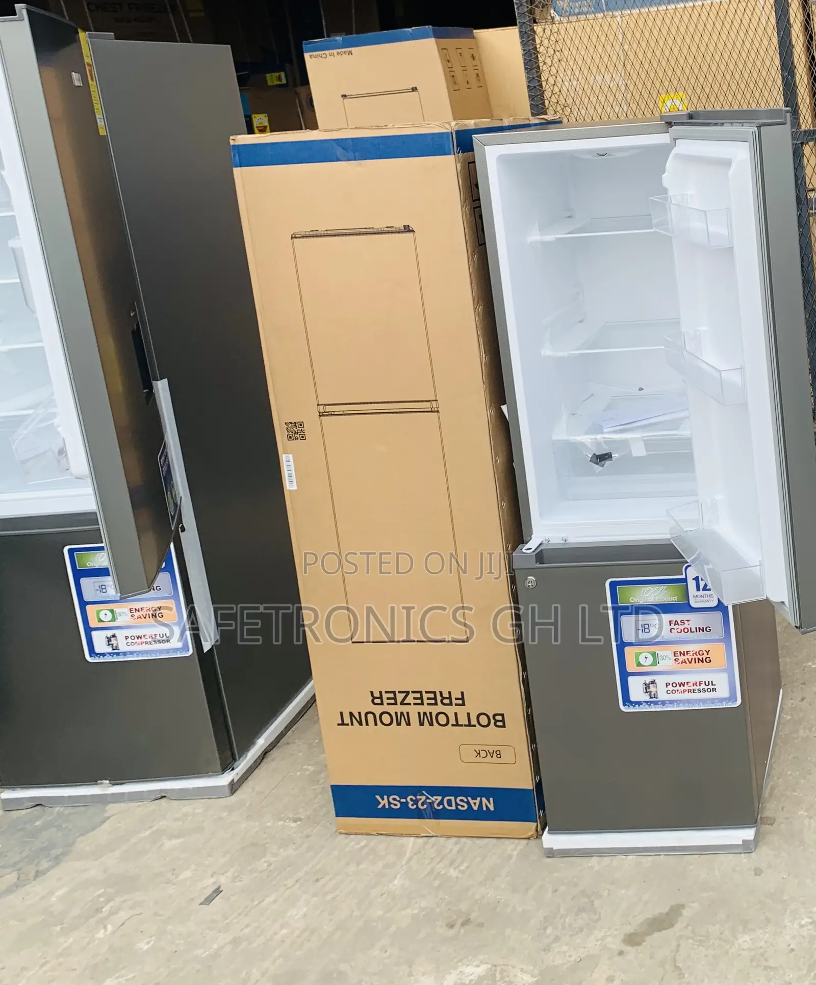 Durable Nasco SmartCooling 170 Liters Bottom Mount Nasd2-23-Sk Fridge