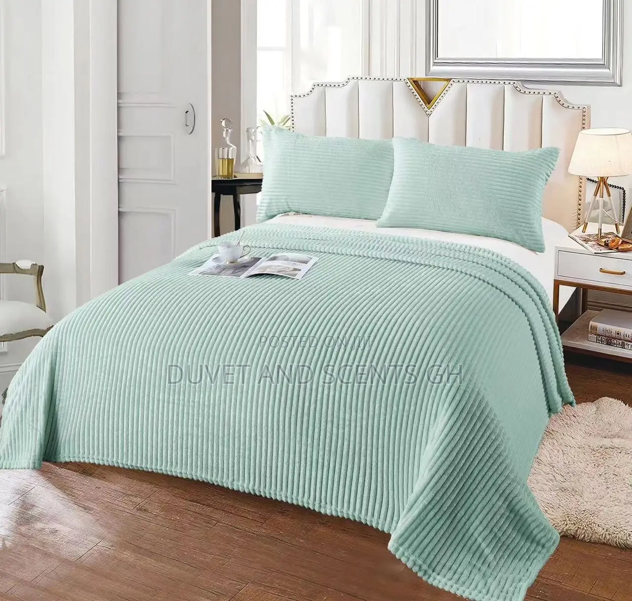 Flunnel Blankets With 2 Pillowcases