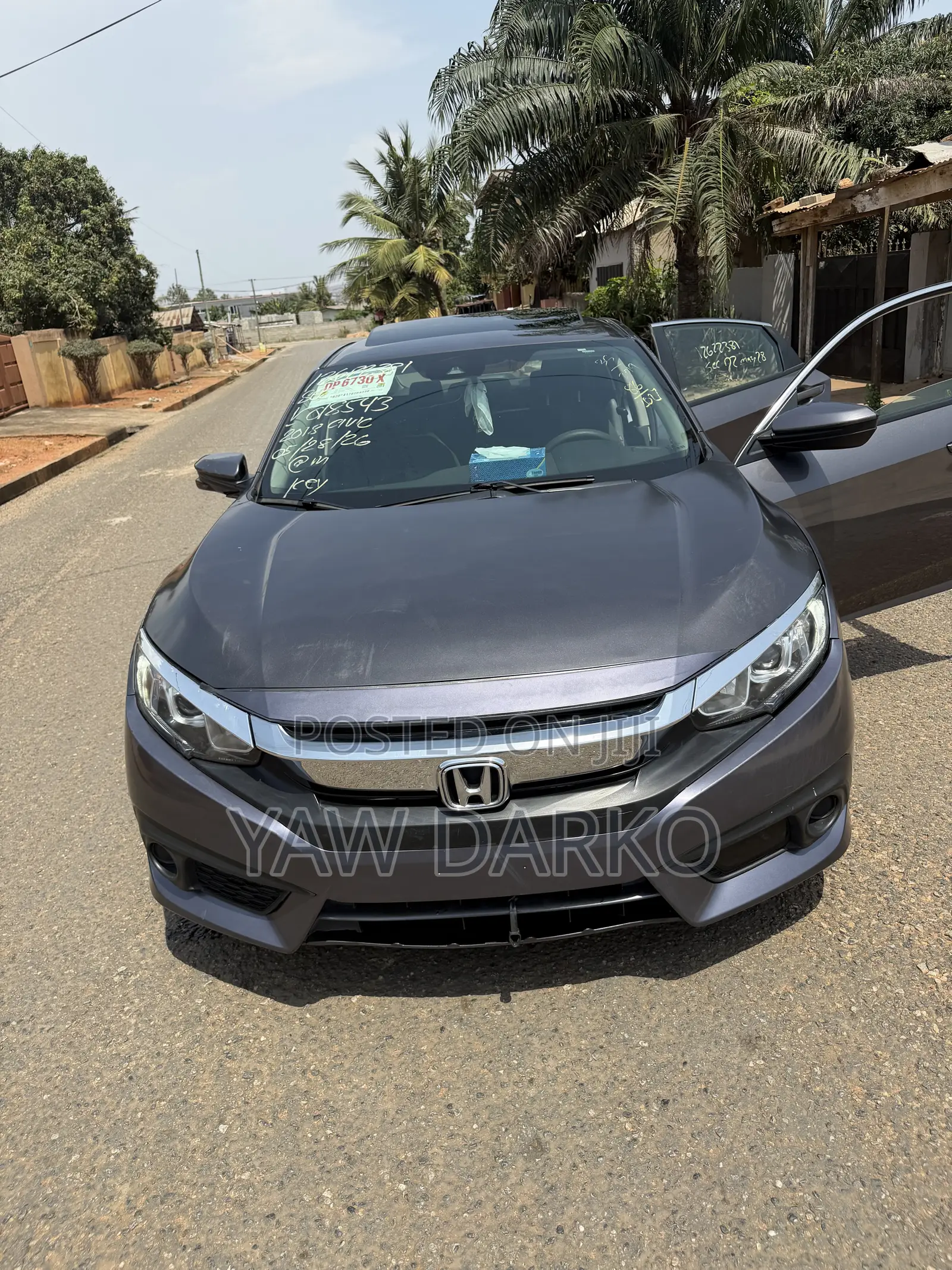 Honda Civic EX Sedan 2018 Gray