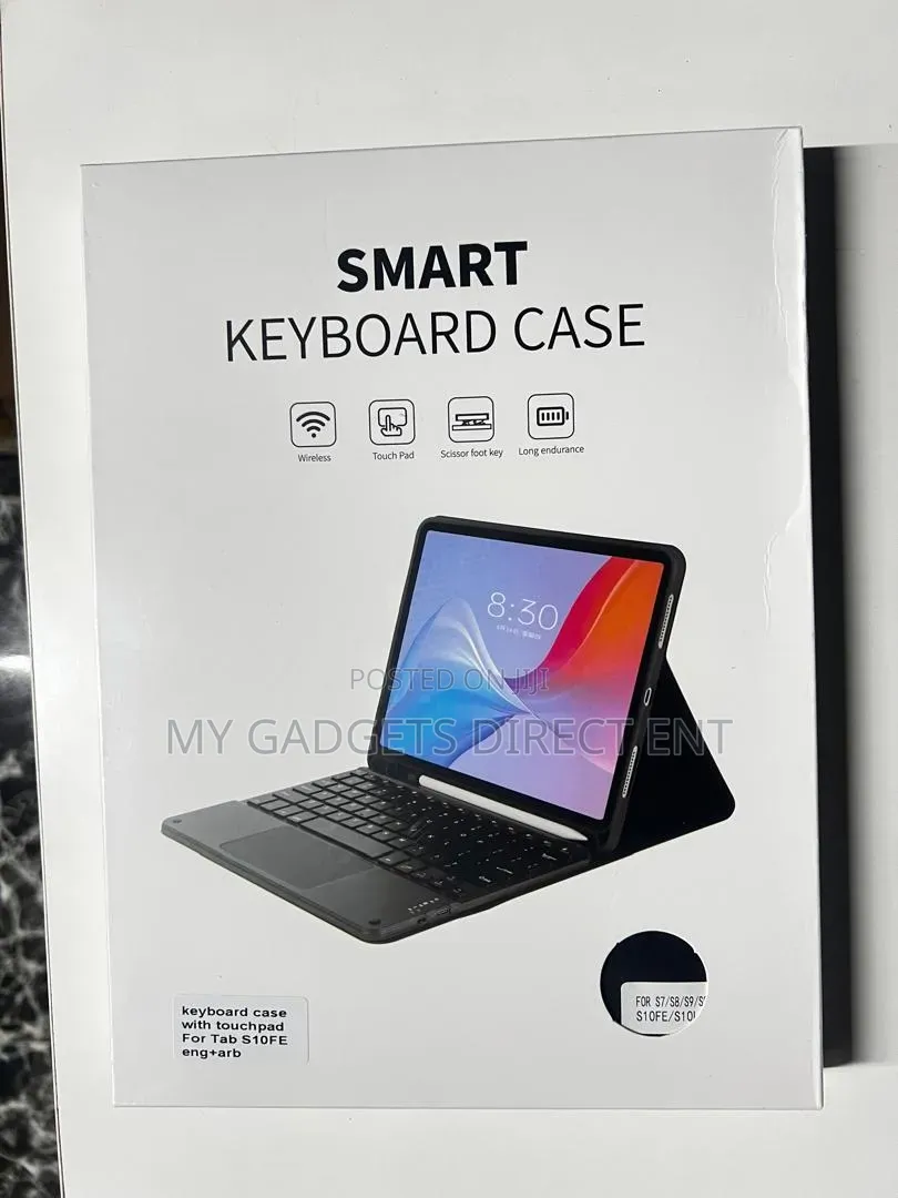 Smart Keyboard Case for S10fe/S8/S9/S10 Lite With Touchpad