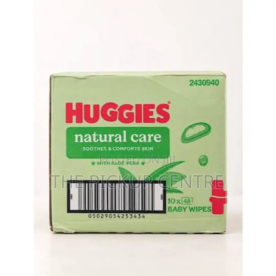 Huggies Natural Care Baby Wipes - Pack of 10 (480 Wipes)