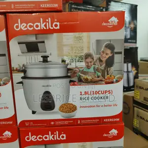 User Friendly and Effective 1.5L Decakila Rice Cooker With Glass Lid