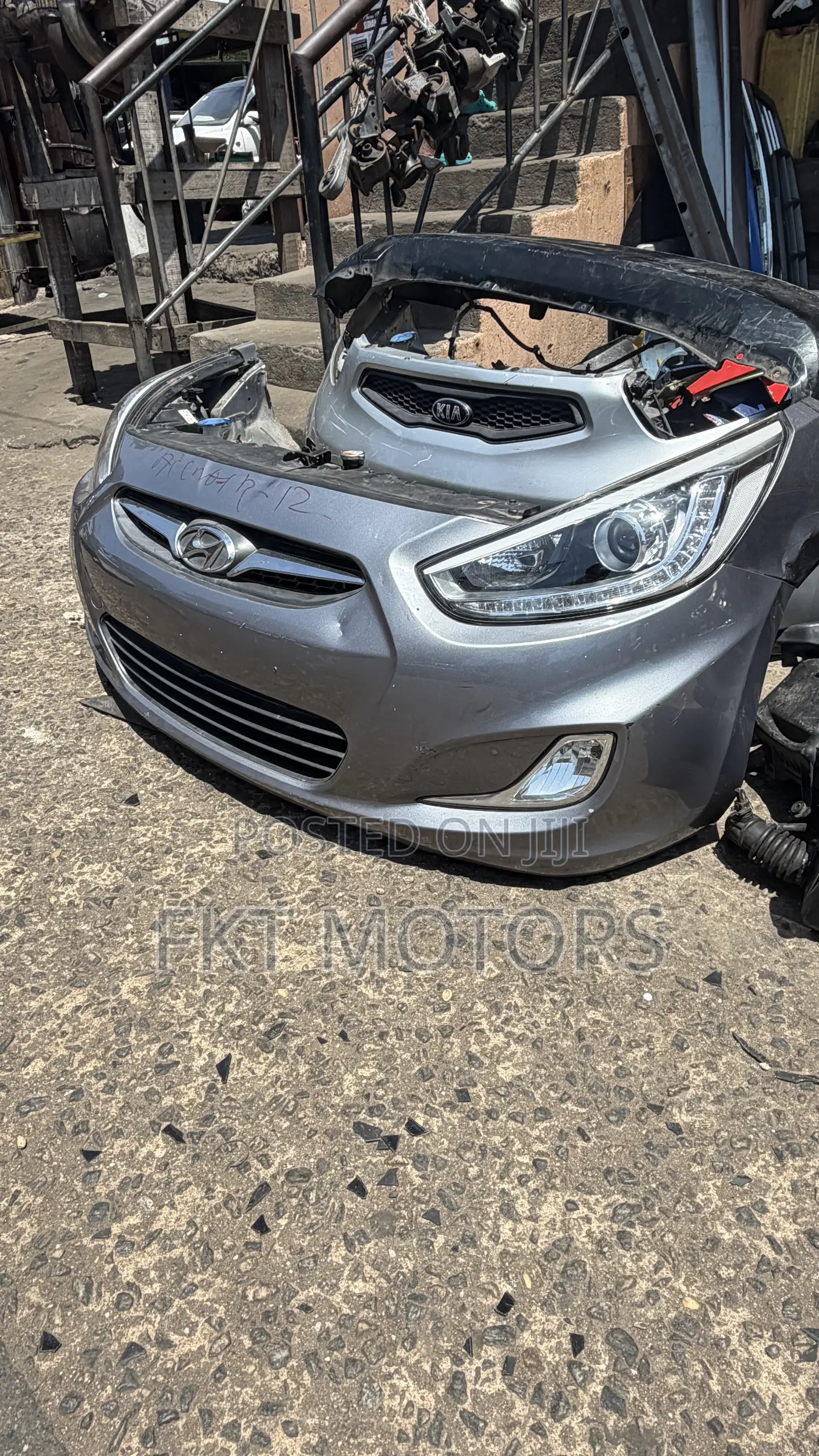 Hyundai Accent Front Cut 2011,2012,2013,2014,2015,2016,2017