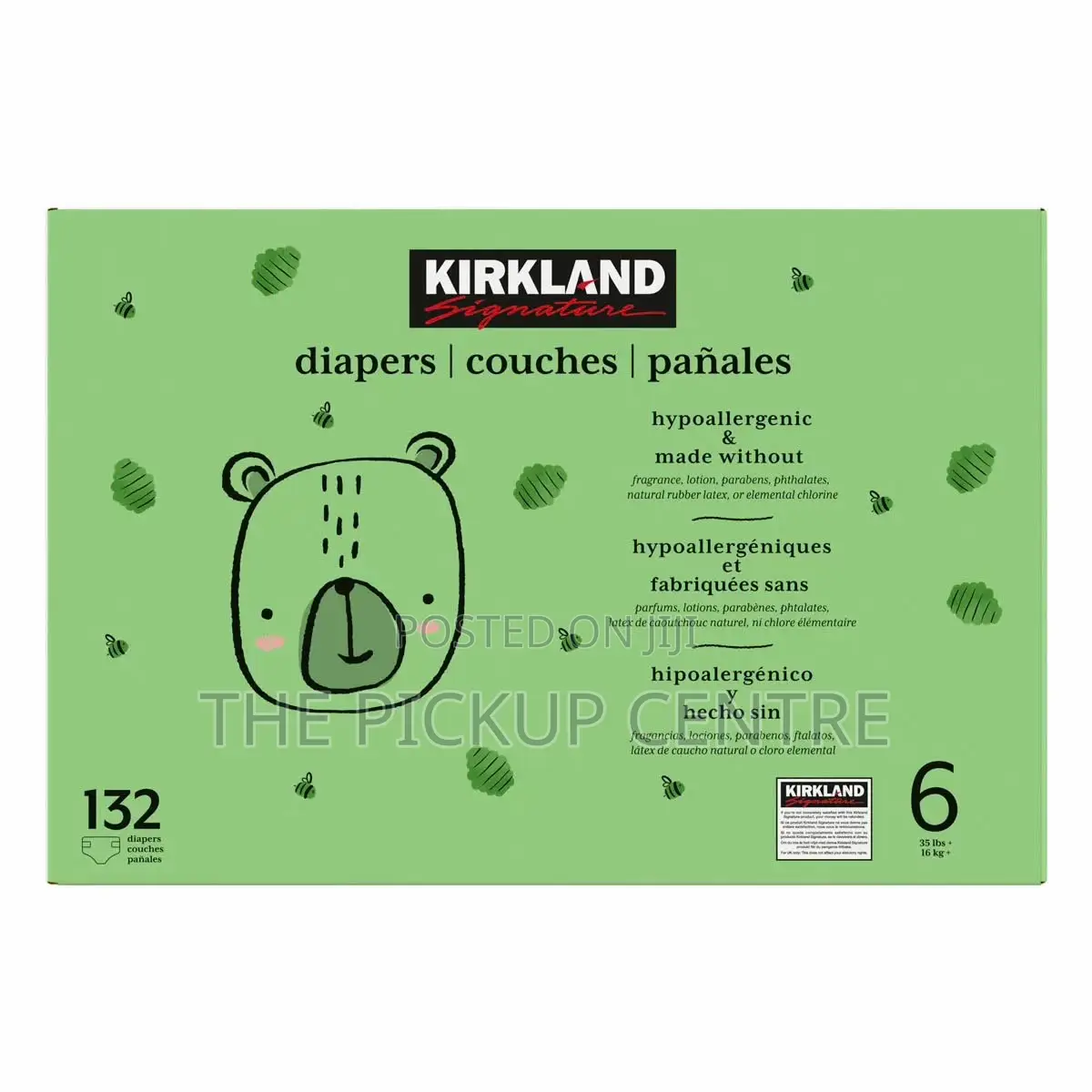 Kirkland Signature Nappies, Size 6, 132 Pack