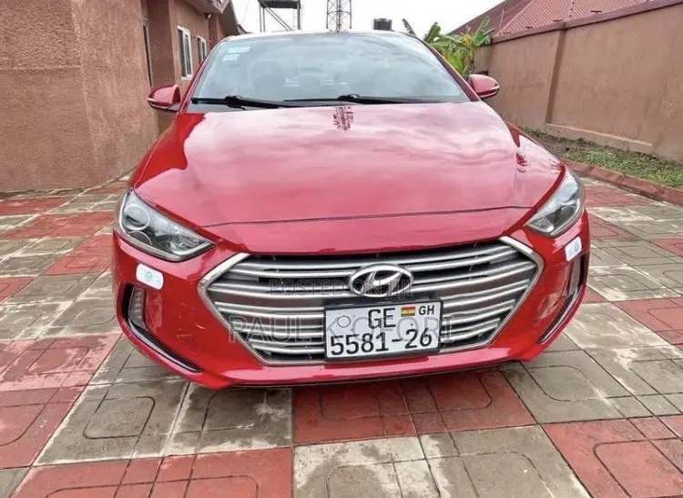 Hyundai Elantra Limited Sedan FWD (2.0L 4cyl 6A) 2017 Red