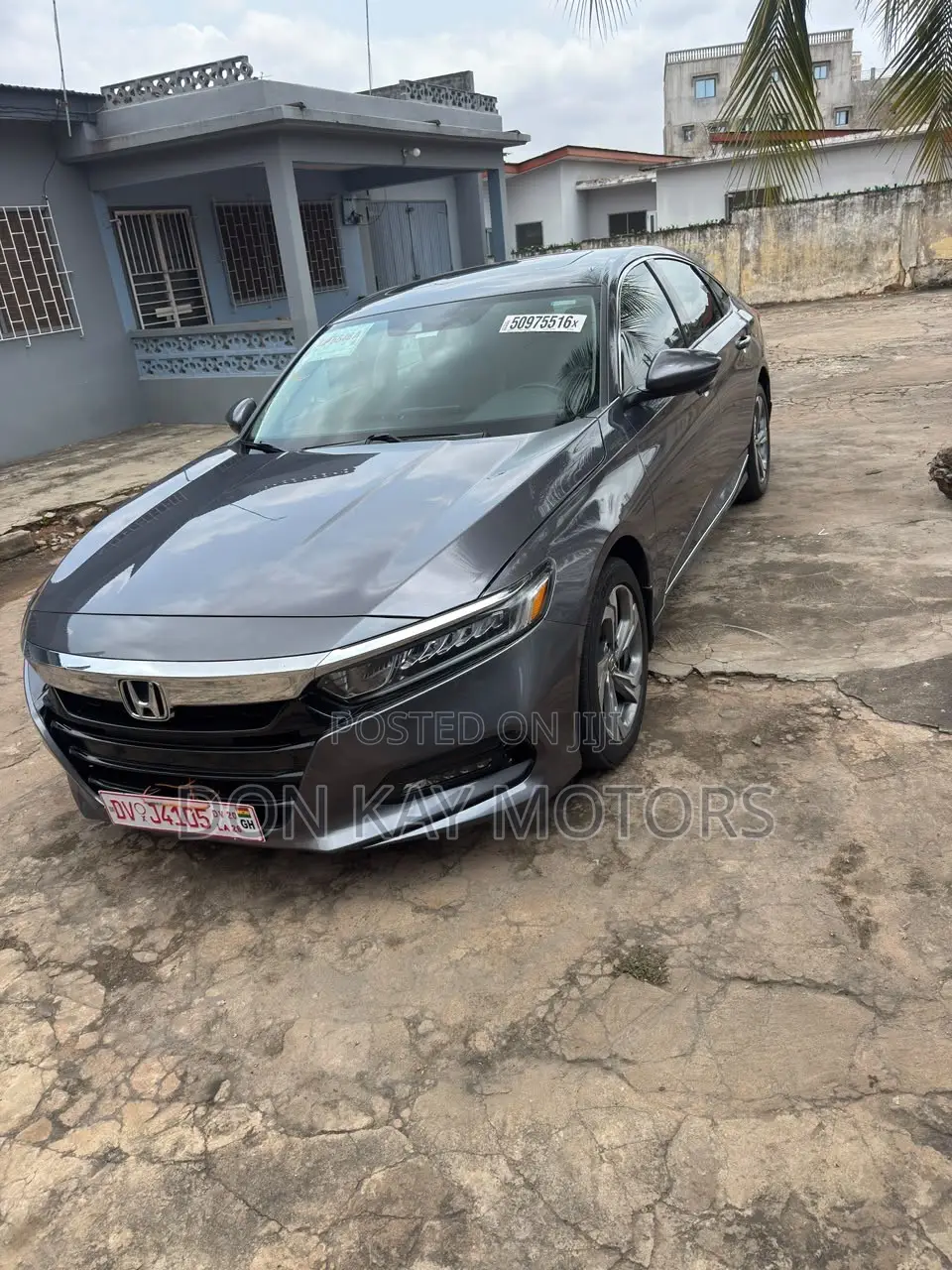 Honda Accord EX-L (1.5L 4cyl Turbo CVT) 2019 Gray