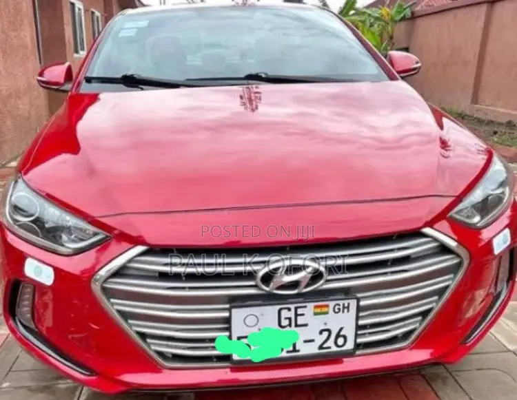 Hyundai Elantra Limited Sedan FWD (2.0L 4cyl 6A) 2017 Red