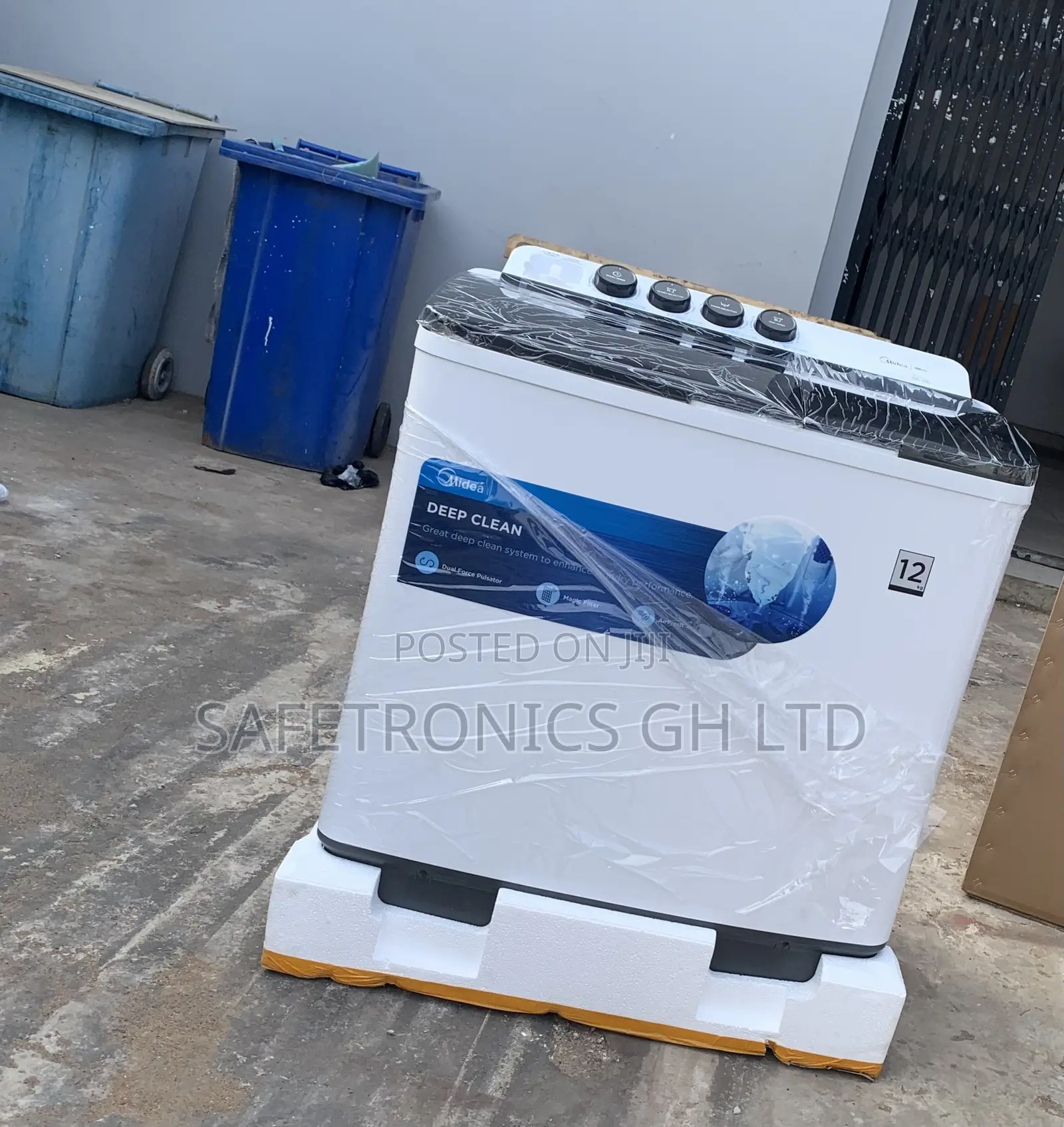 WashFusion Midea Top Load White WashingMachine