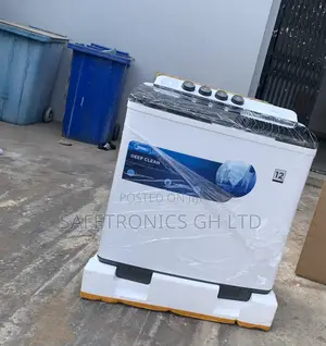 WashFusion Midea Top Load White WashingMachine