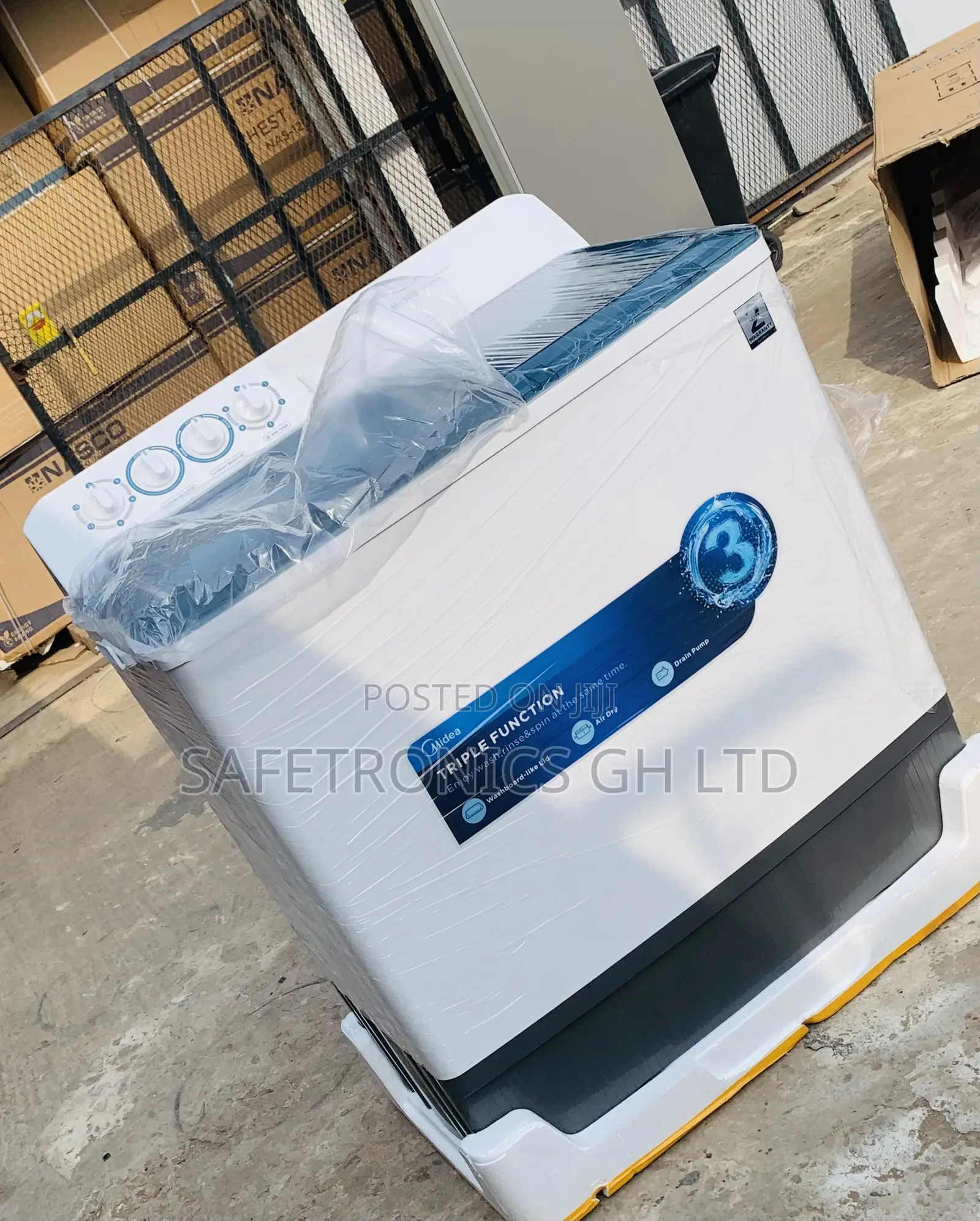 AquaClean Fast 18kg TopLoad Midea WashingMachine