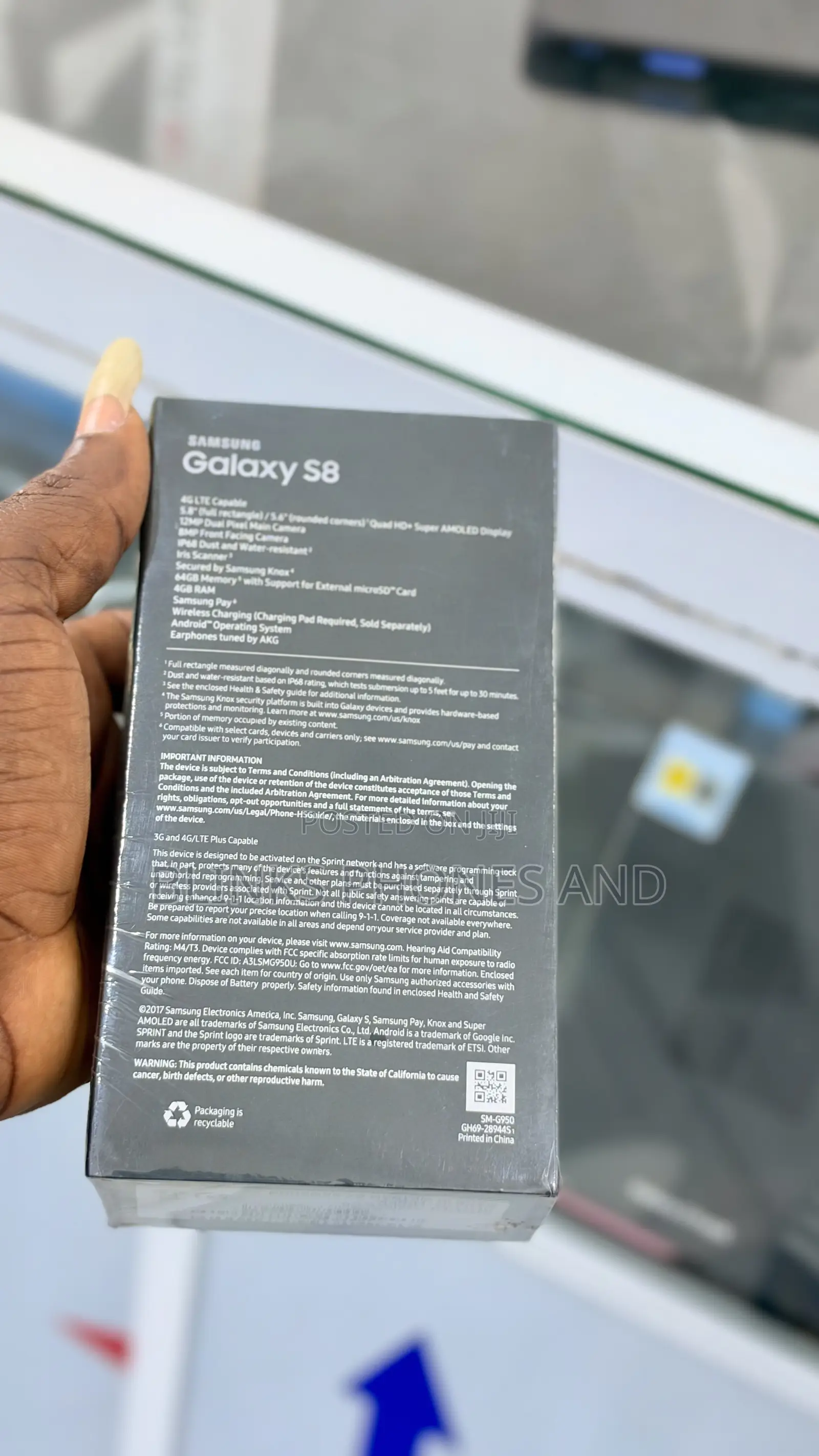 New Samsung Galaxy S8 64 GB Blue