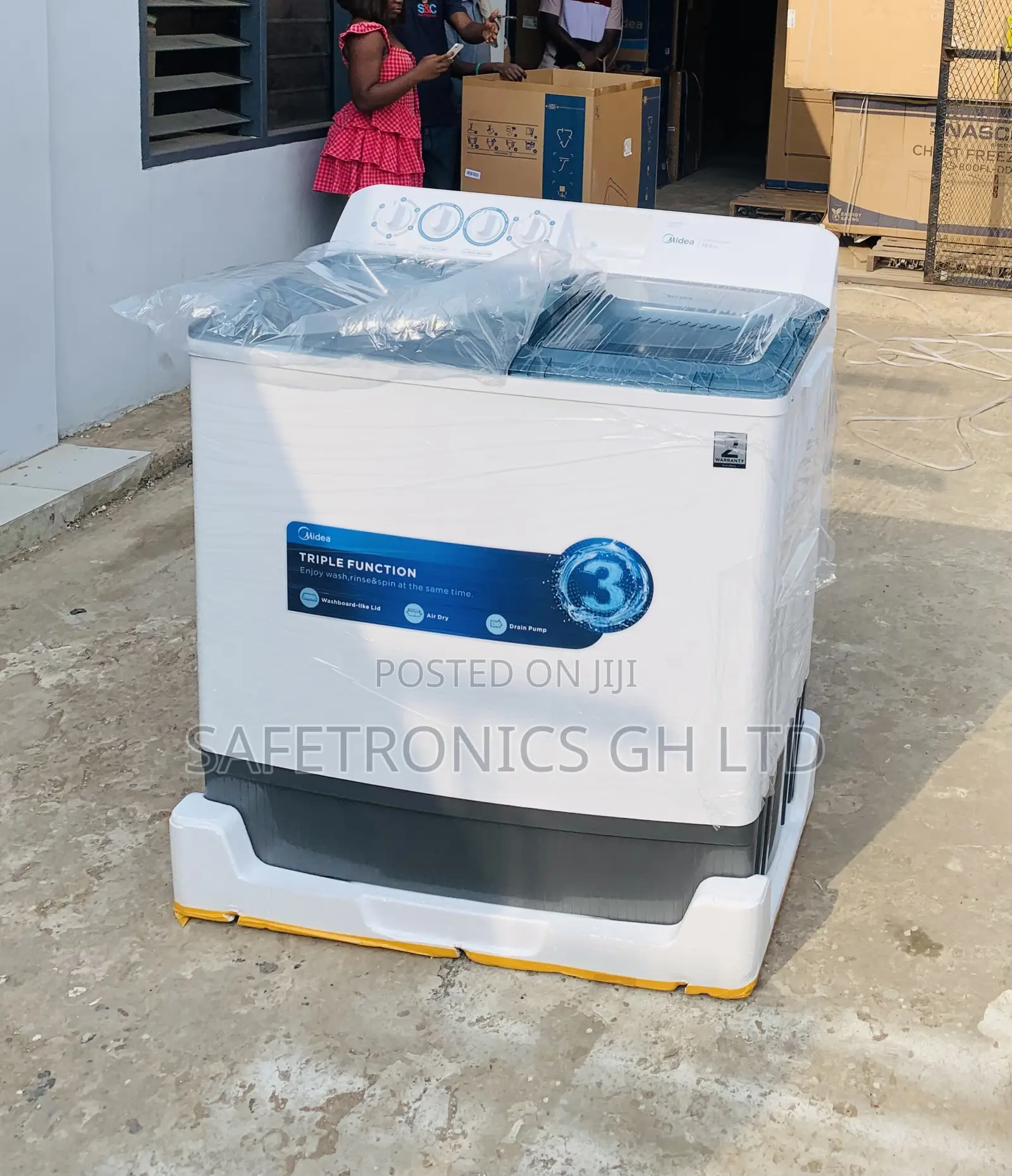 Buy Midea SpinSmart 18kg TopLoad White WashingMachine