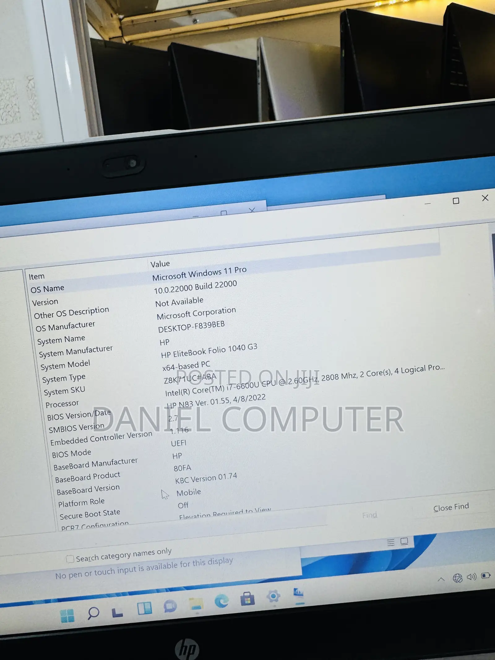 Laptop HP EliteBook Folio 1040 G3 16GB Intel Core i7 SSD 512GB