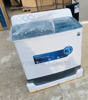 Get AquaWash 18kg TopLoad Midea White WashingMachine