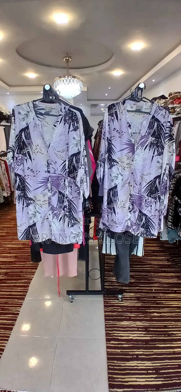 Light Purple Button - Down Blouse