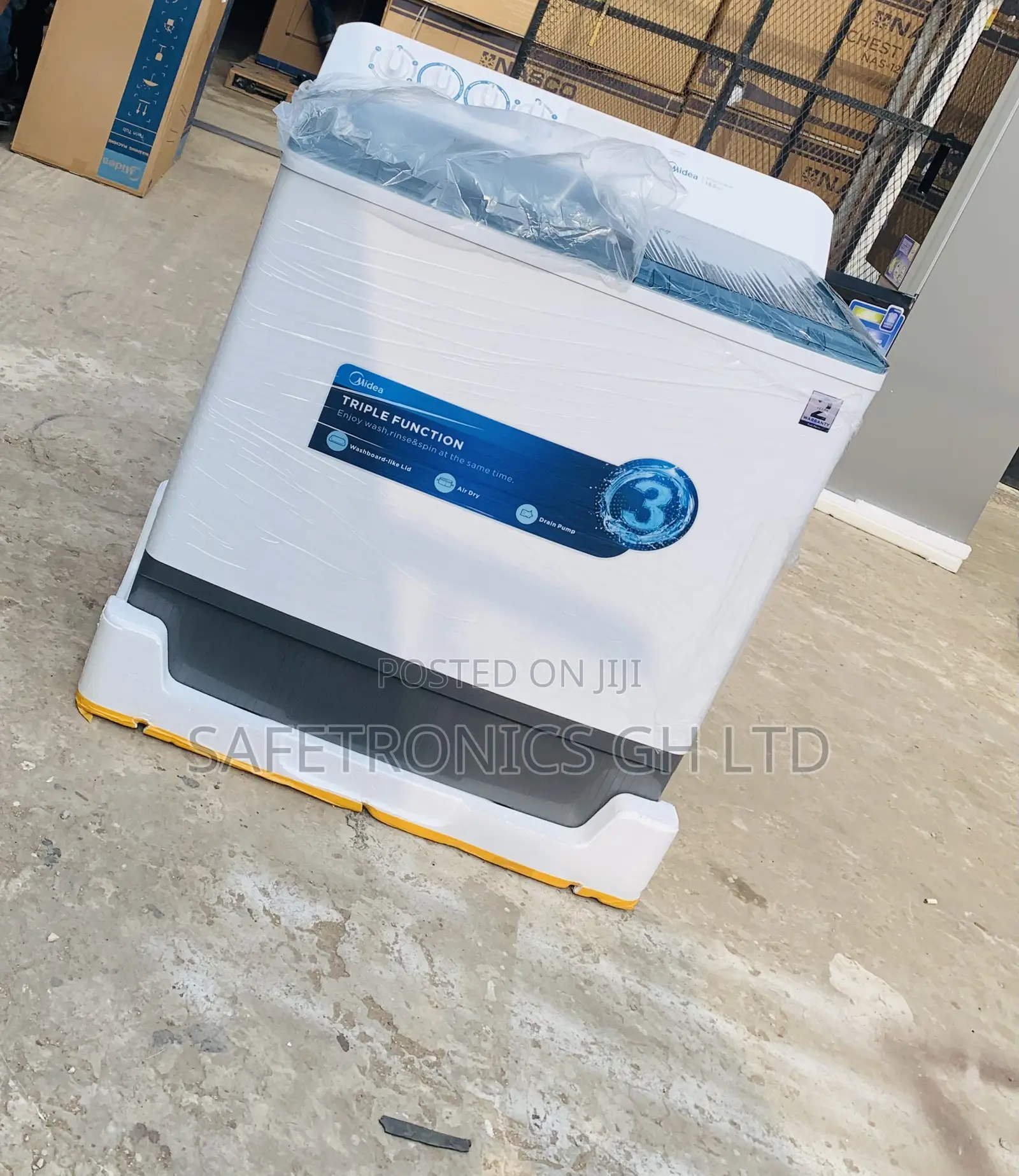 Try AquaSpin Midea WashingMachine 18kg White