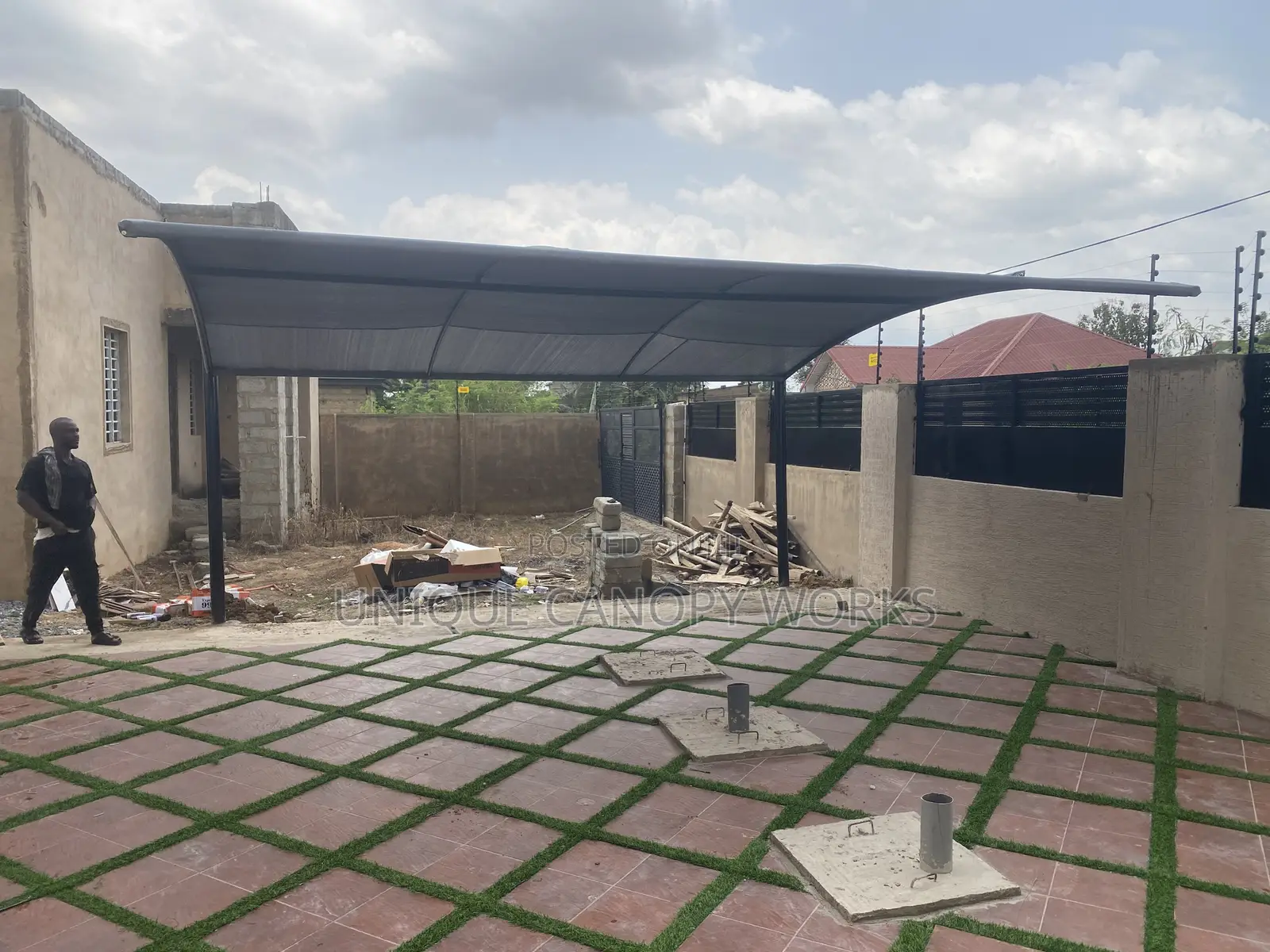 Car Park Canopy and Trailers