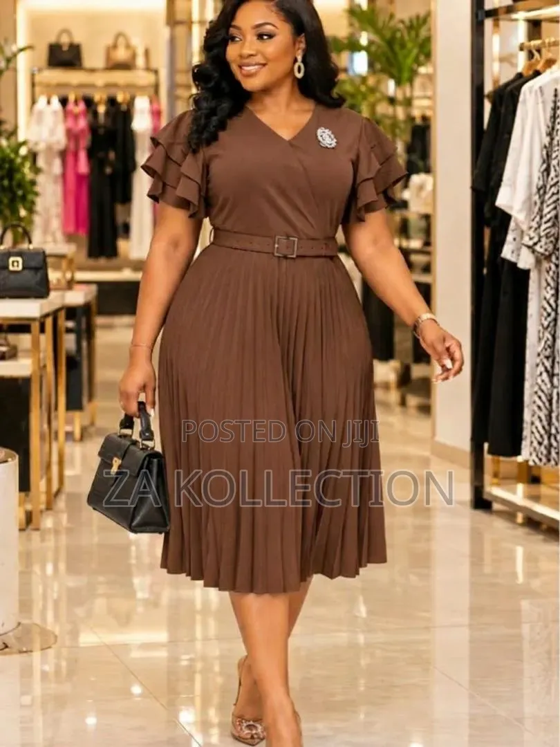 Zenoria Elegant Women's Office Dress