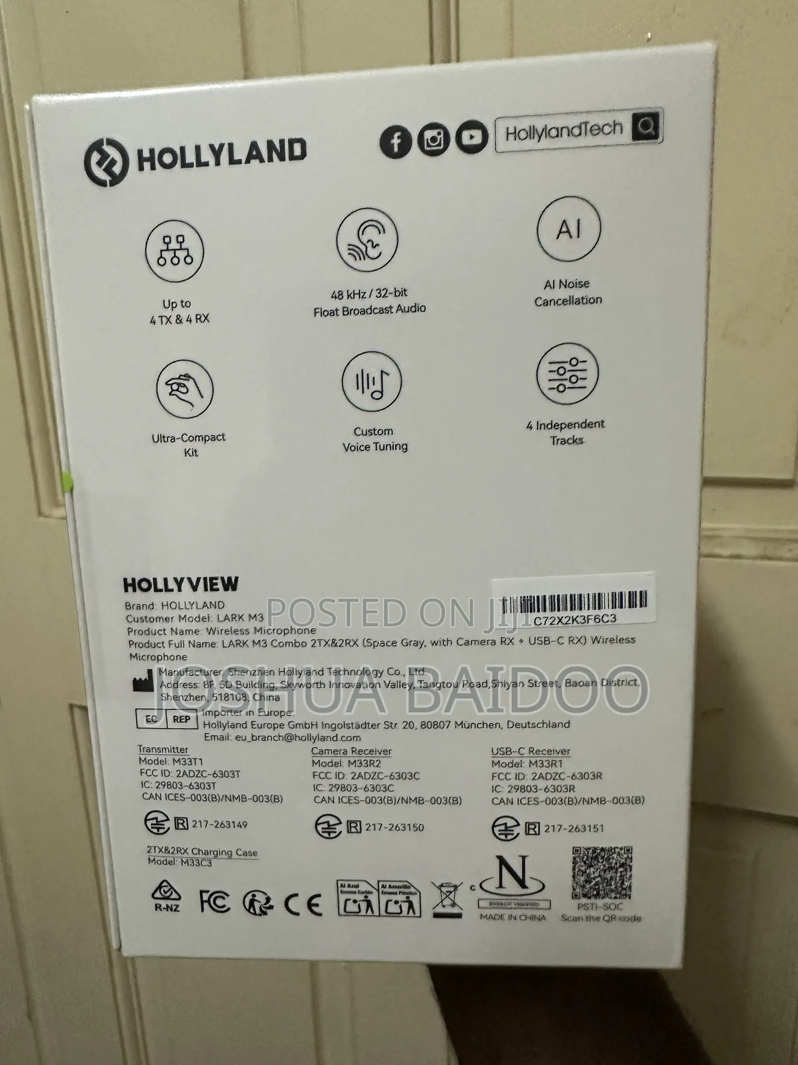 Hollyland Lark M3 2tx+2rx