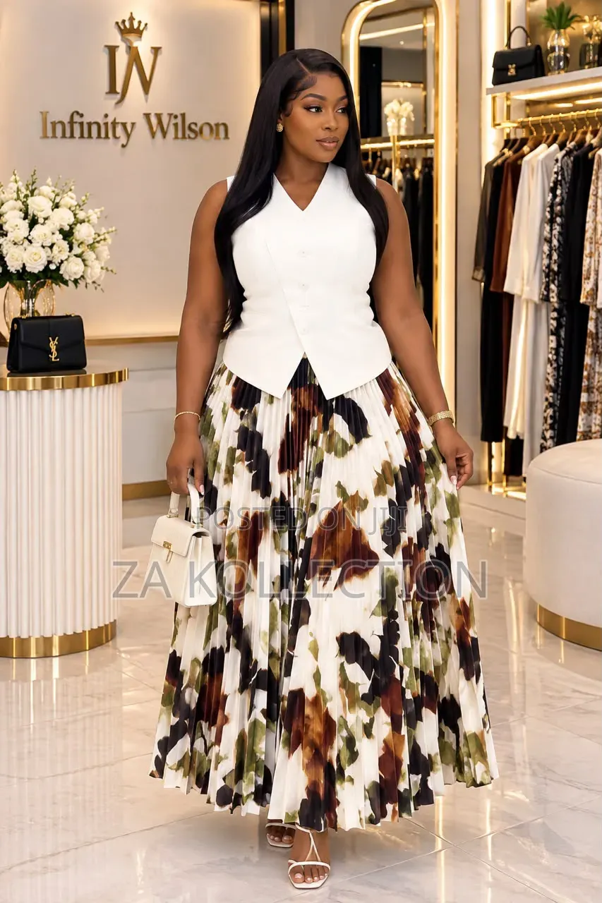Zars Ladies Fashionable Two Piece Dresss for Church /Outing